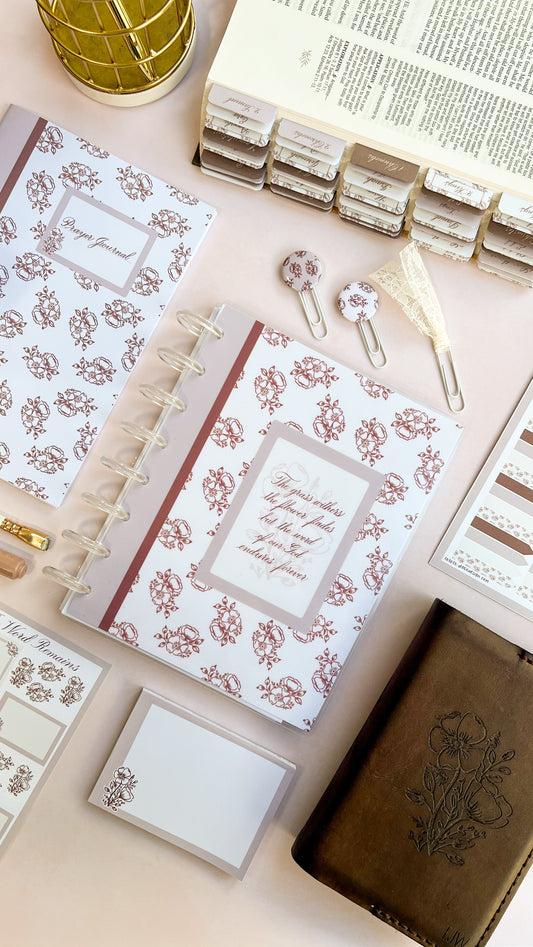 The Word Remains - Disc bound Prayer journal Notebook