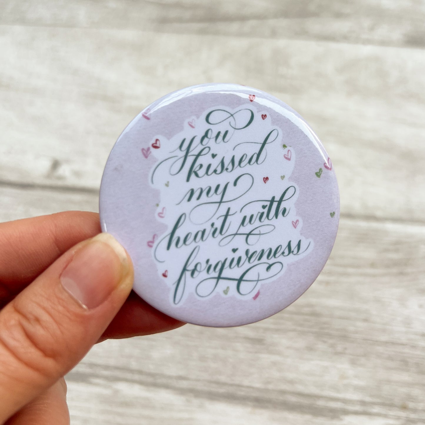 You Kissed My Heart With Forgiveness - Pocket Mirror