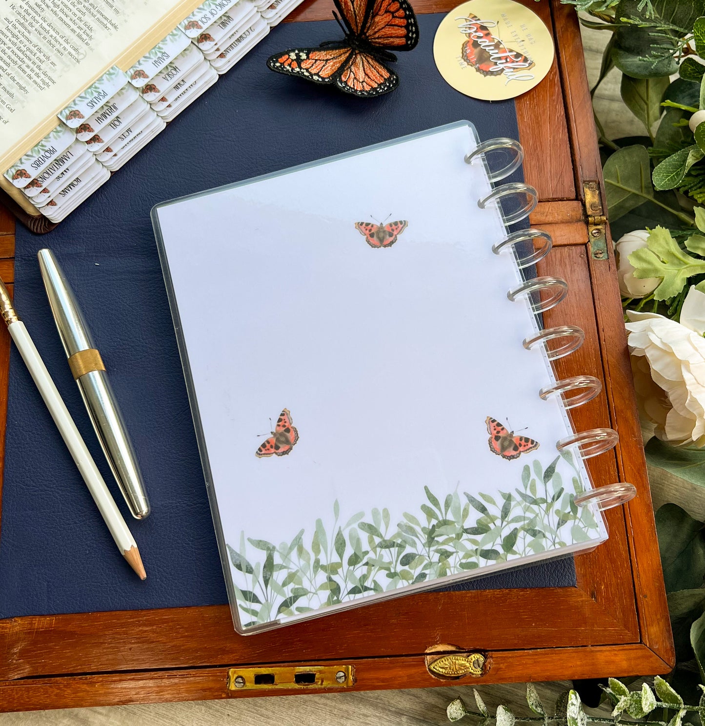 You Will Seek Me & Find Me - Disc bound prayer journal - A5 Dot grid - Lined Notebook