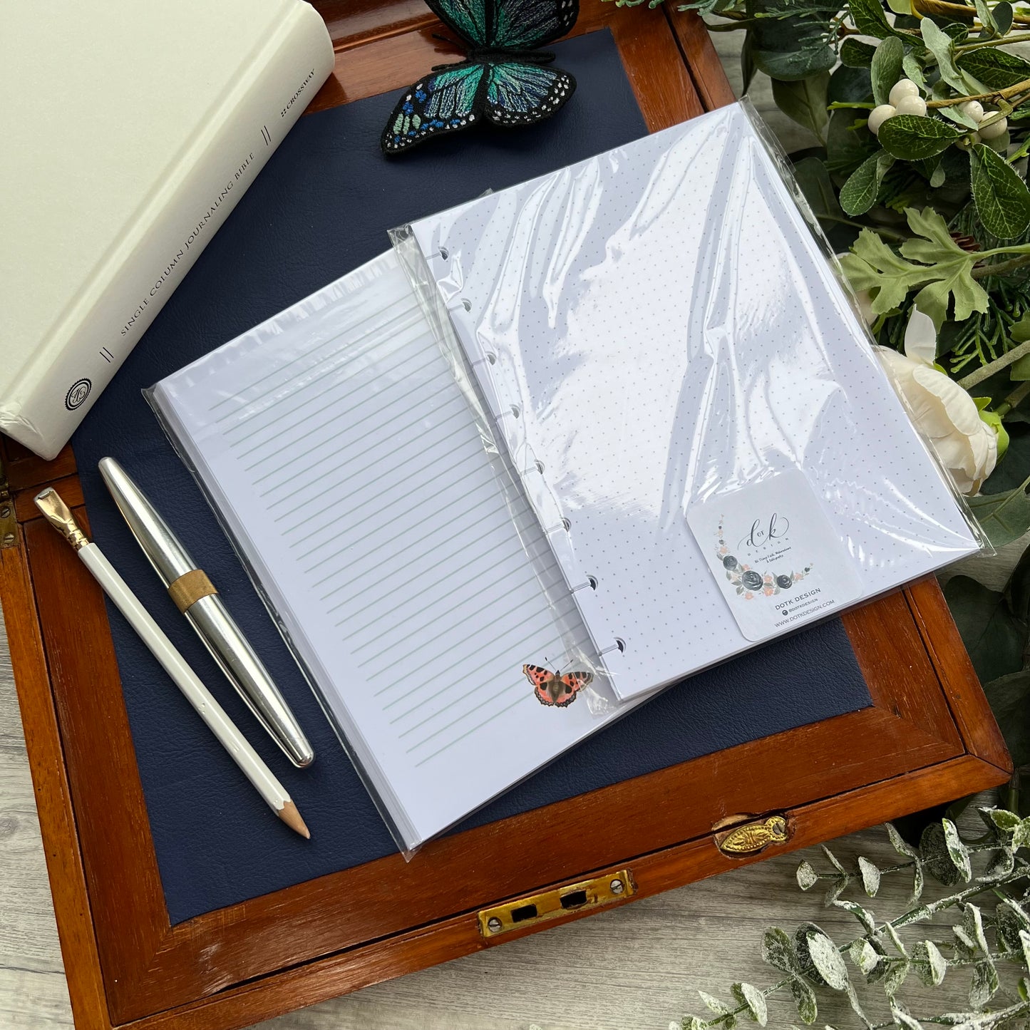 You Will Seek Me & Find Me - A5 Note Paper Discbound - Lined or Dot Grid Disc bound planner paper pack refill