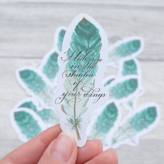 Under Your Wings - Waterproof Vinyl Sticker
