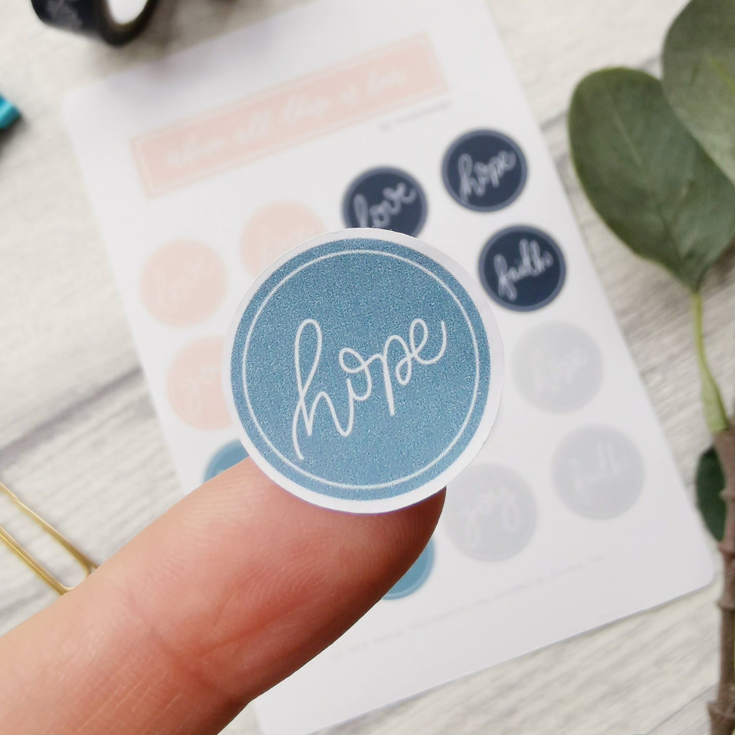 Above All These Things - Bible Journaling sticker sheet