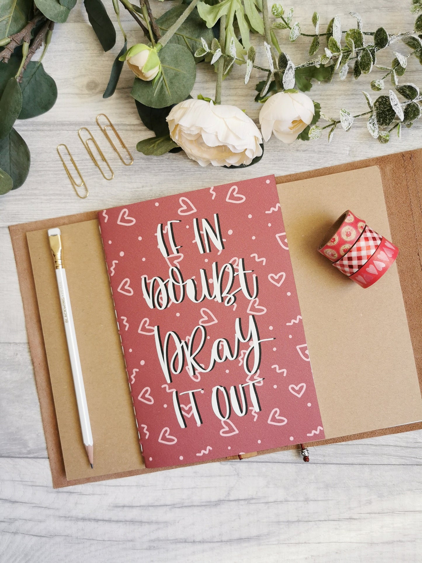 If in doubt Pray it out - Prayer Journal Notebook