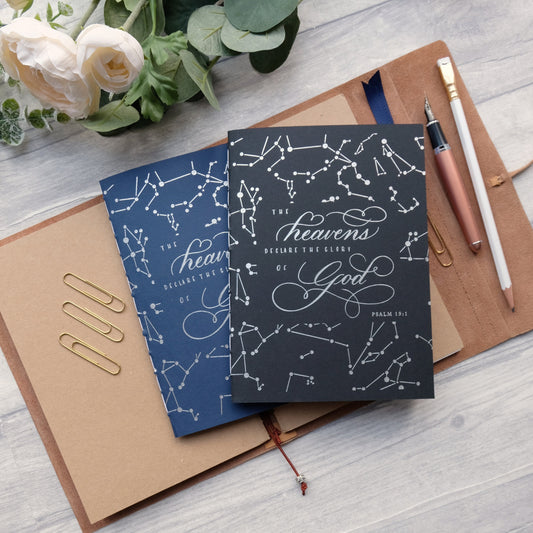 The Heavens Declare - Constellation Prayer Journal Notebook