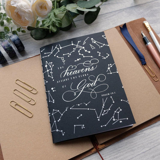 The Heavens Declare - Constellation Prayer Journal Notebook