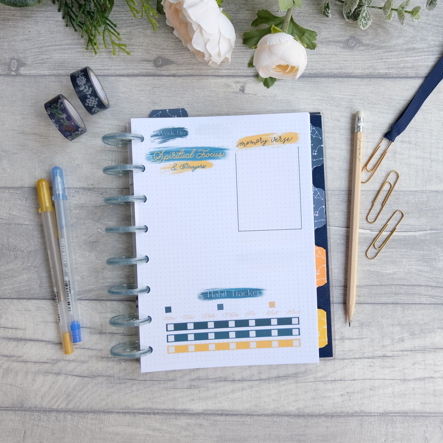 Heavens Declare Planner Bundle - Disc bound prayer journal & diary bundle
