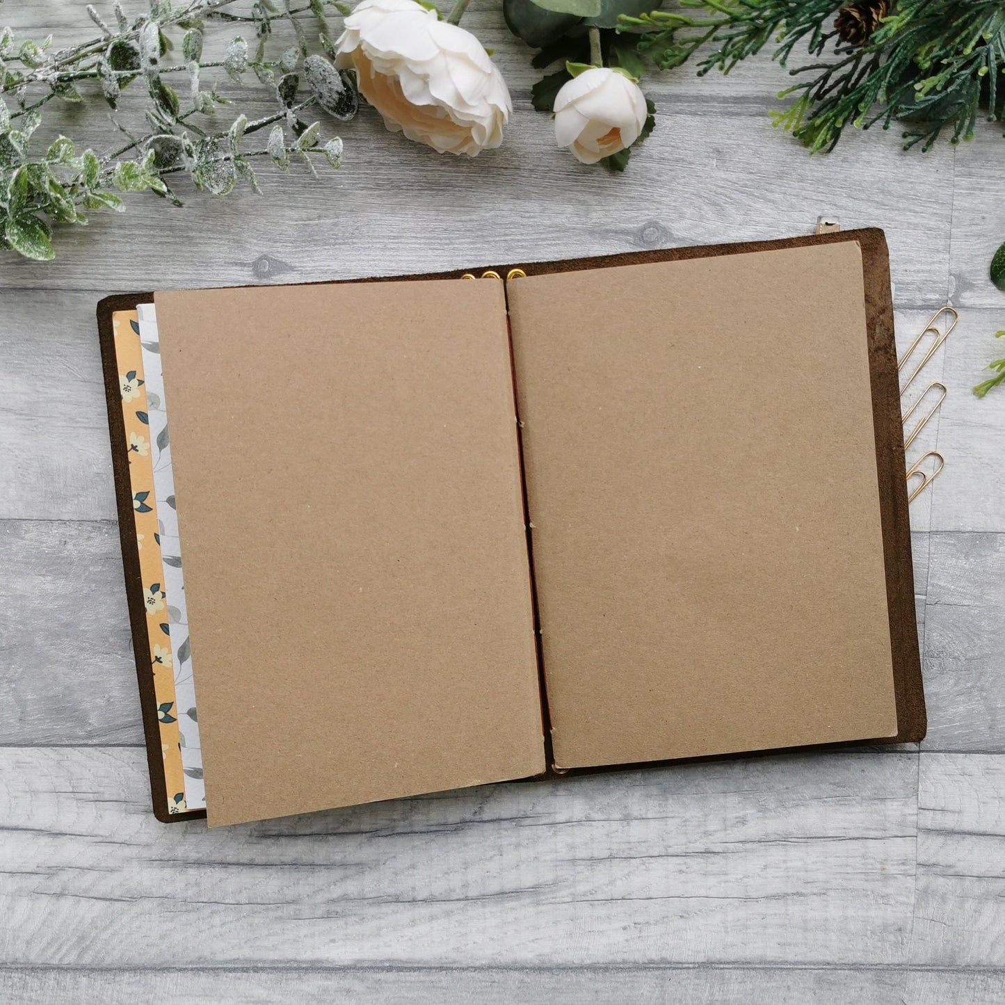 Real Leather Travelers Journal Cover - A5 Journal Cover Prayer - Prayer Journal
