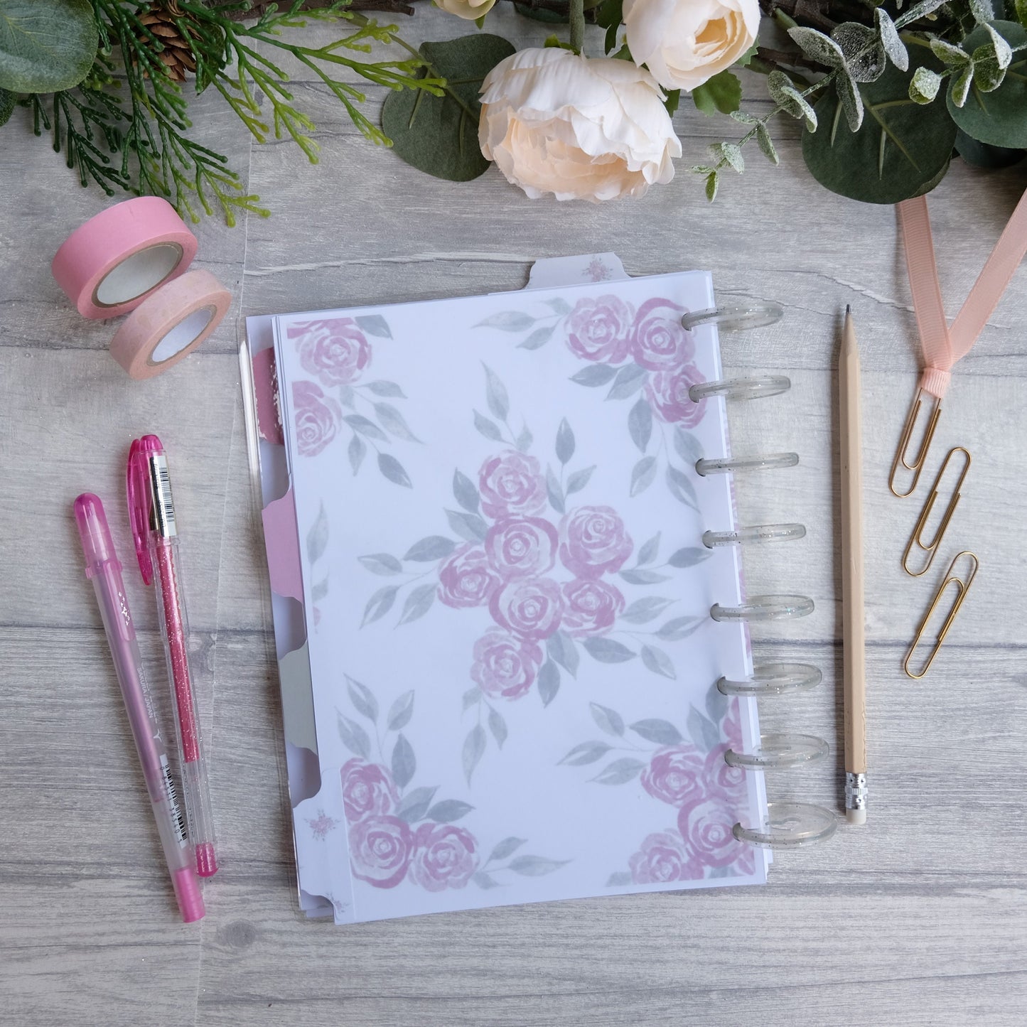 Faith can move mountains - Planner Covers, Bookmark and Dividers - A5 Size