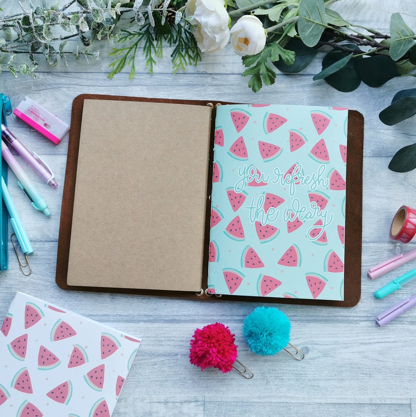 You Refresh The Weary - Watermelon - Prayer & Reflection Journal