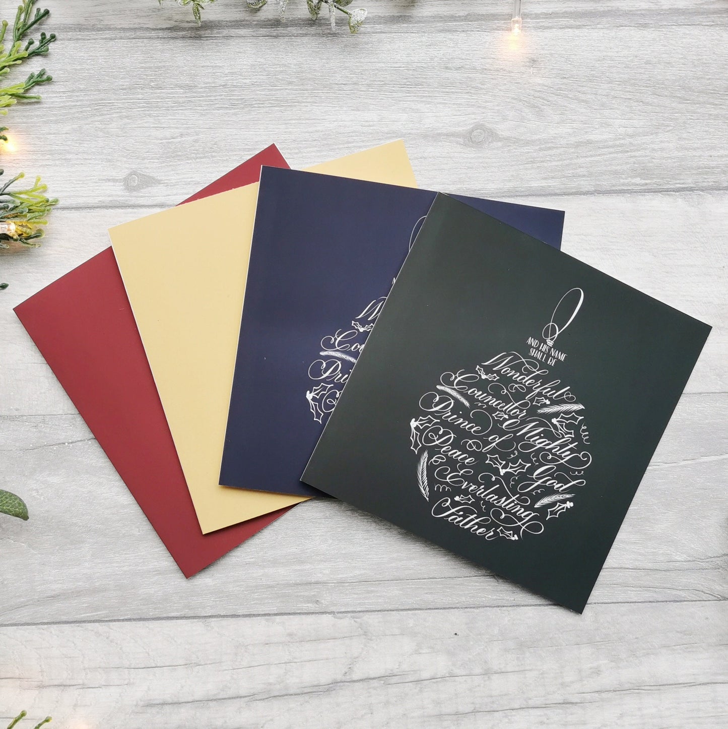 Wonderful Counsellor - Christmas Greeting Card - Christian Christmas Card