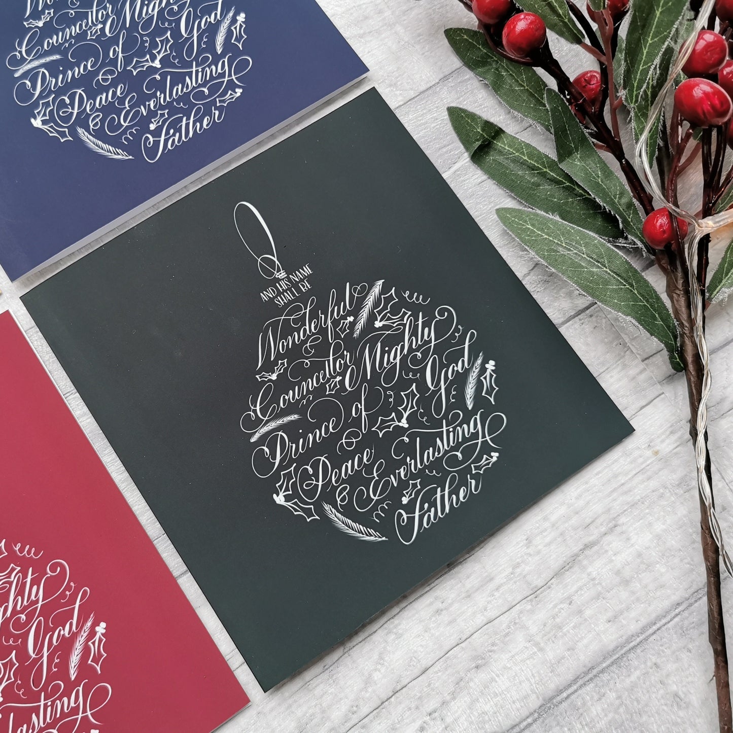 Wonderful Counsellor - Christmas Greeting Card - Christian Christmas Card