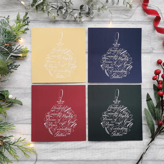 Wonderful Counsellor - Christmas Greeting Card - Christian Christmas Card