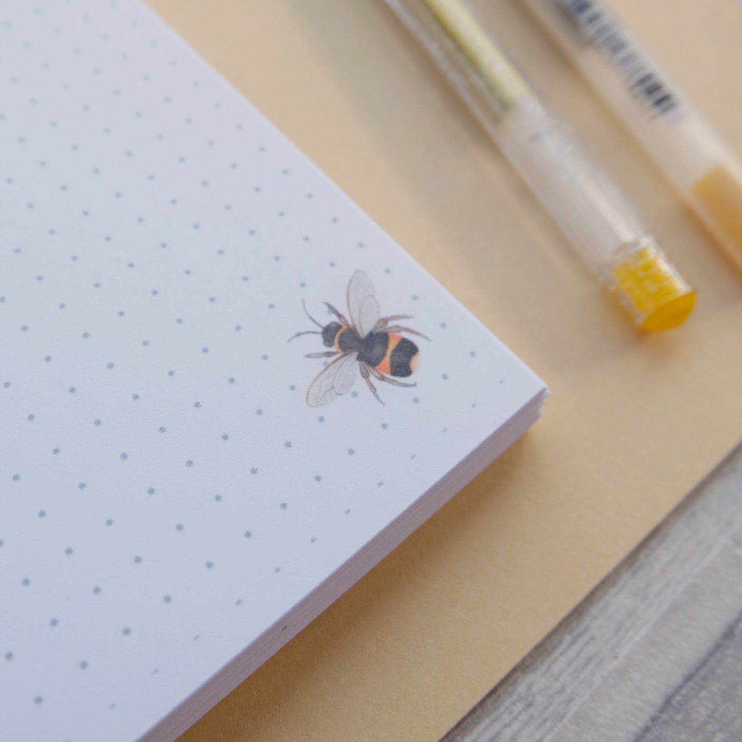 Your Word Is Like Honey - Hard Backed Watercolour Bee Prayer Journal - Coptic Stitched spine