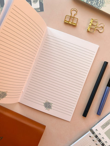 Nothing Can Separate Us - Cream Floral - Prayer & Reflection Journal