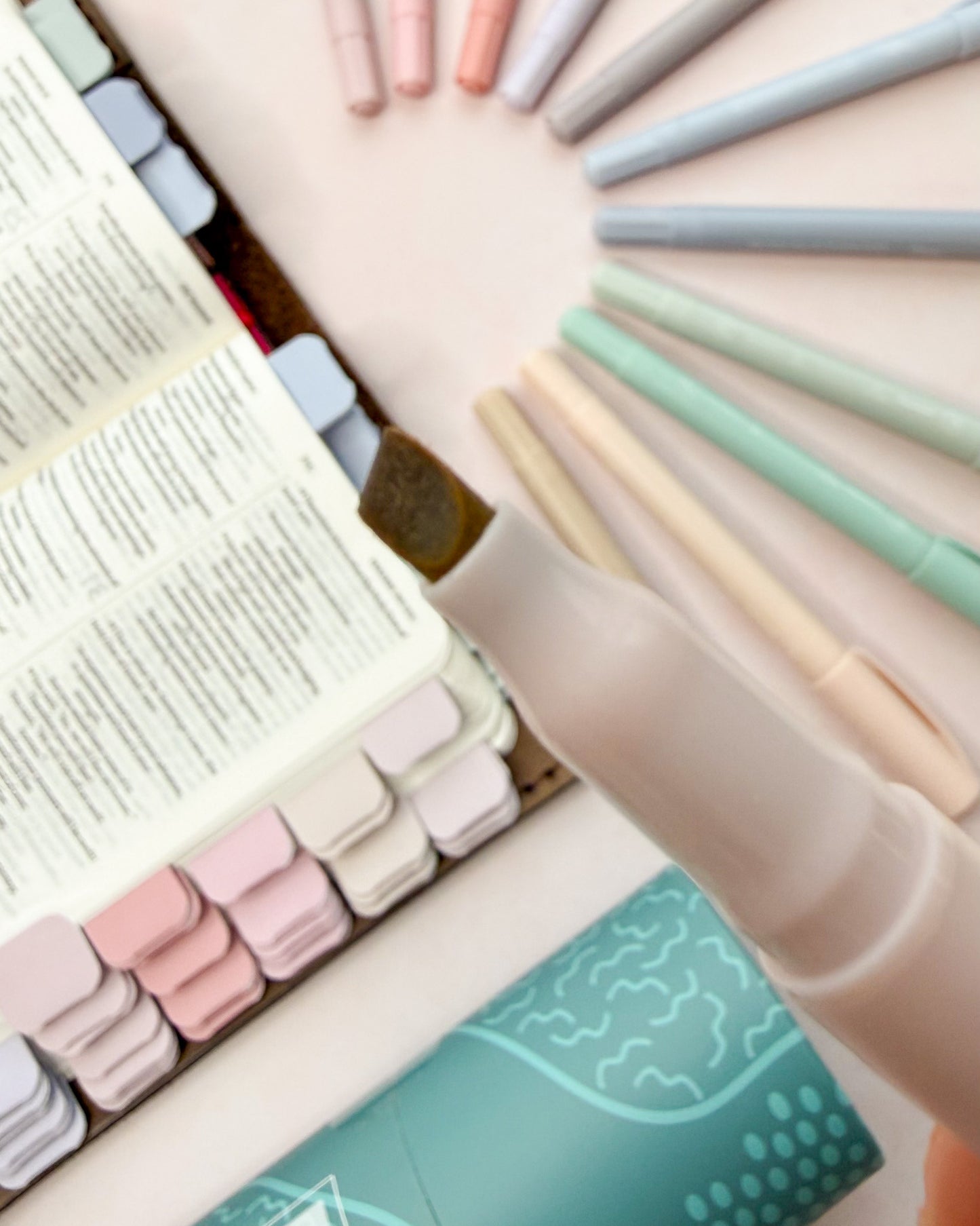 chisel tip of a pastel highlighter