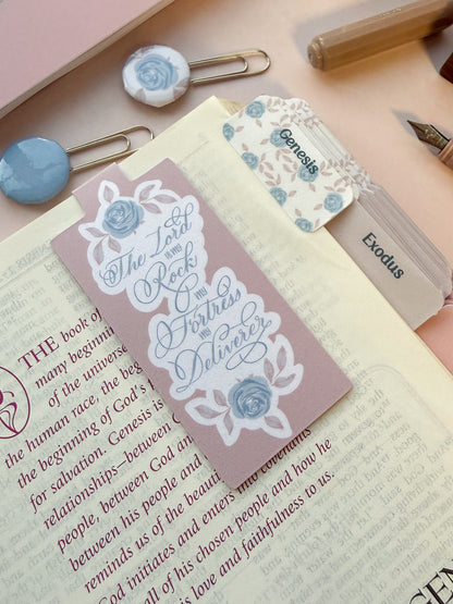 My Rock & My Strength - Magnetic Bookmark