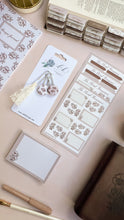 Load image into Gallery viewer, The Word Remains Journaling Kit - Vintage floral Notes, stickers &amp; Bookmarks - Bible Journaling
