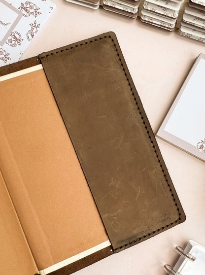 The Word Remains - Floral Real Leather Bible Cover