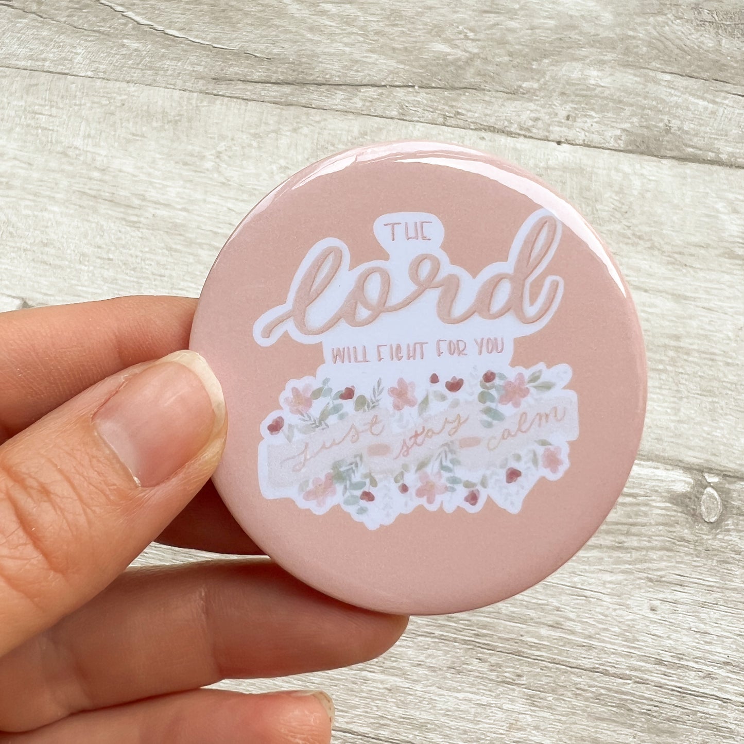 The Lord Will Fight For You - Pocket Mirror