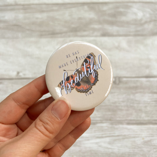 Everything Is Made Beautiful - Butterfly Pocket Mirror