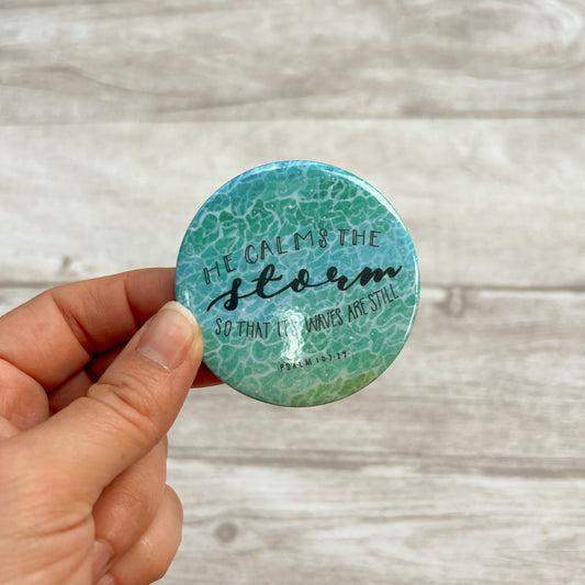 He Calms The Storm - Pocket Mirror