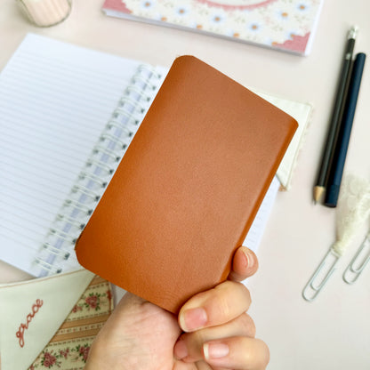 Tan leather Pocket New testament, Psalm & Proverbs