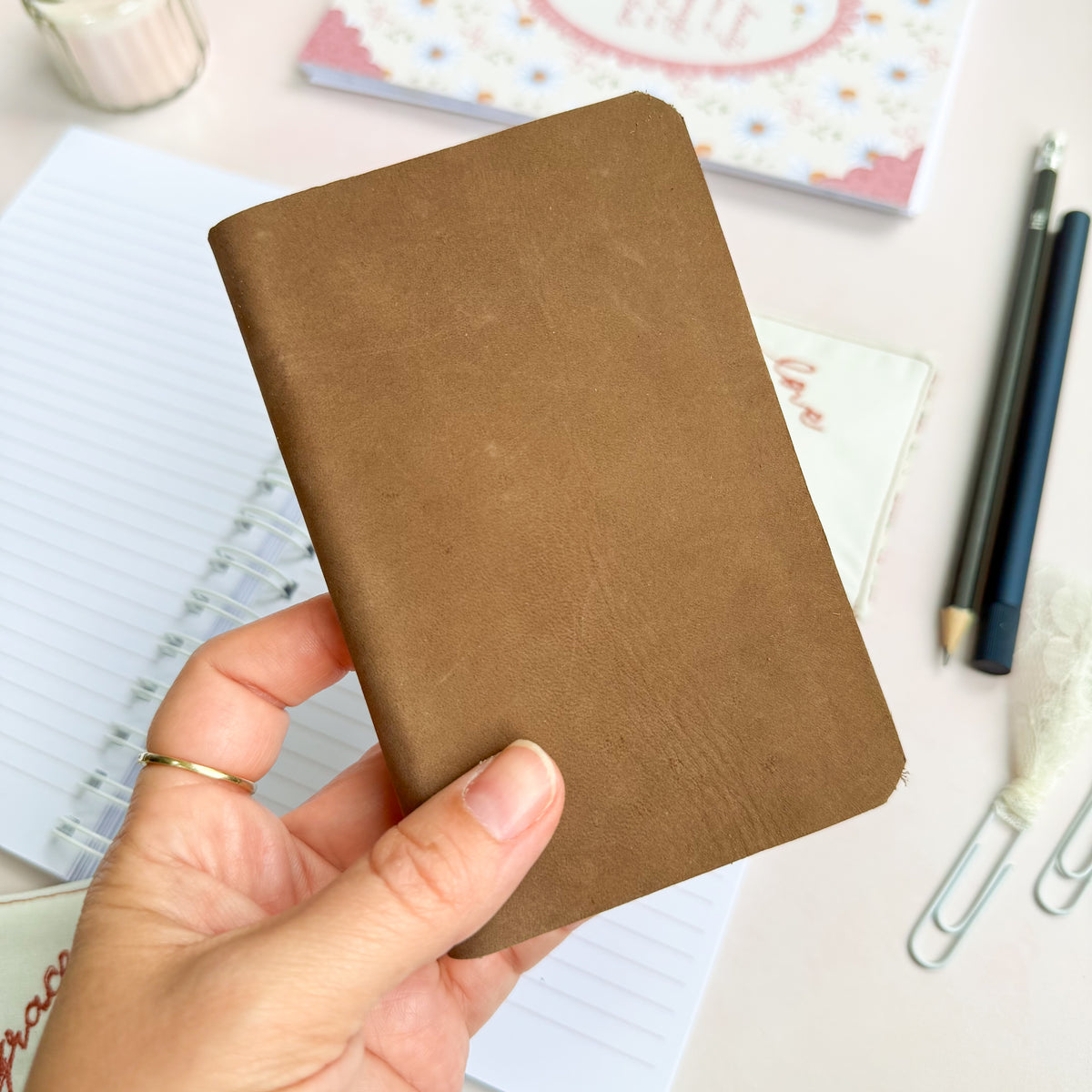 Rebound Leather ESV Pocket New Testament, Psalms & Proverbs - Ready To Purchase Bible