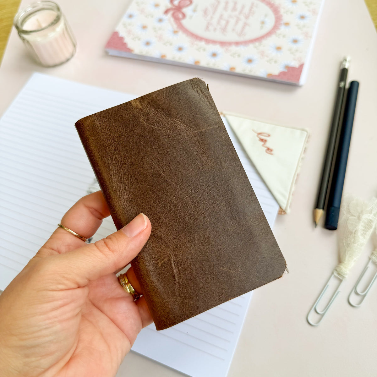 Rebound Leather ESV Pocket New Testament, Psalms & Proverbs - Ready To Purchase Bible