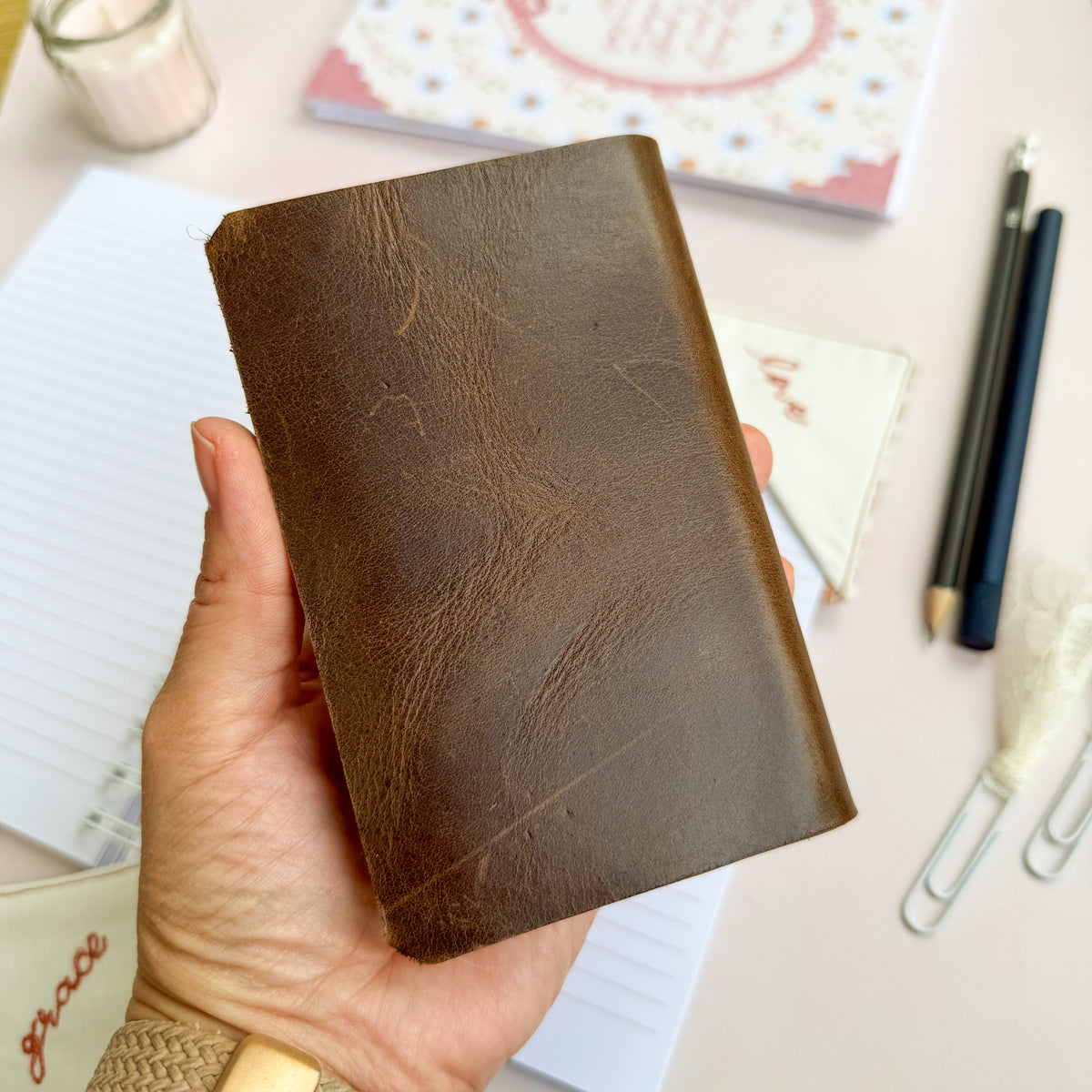 Rebound Leather ESV Pocket New Testament, Psalms & Proverbs - Ready To Purchase Bible