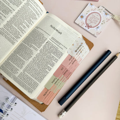 Unfading Beauty - Floral Bible Tabs