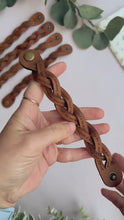 Load and play video in Gallery viewer, My Light &amp; My Salvation - Psalm 27:1 - Real Leather Bracelet
