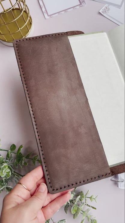 The Word Remains - Floral Real Leather Bible Cover