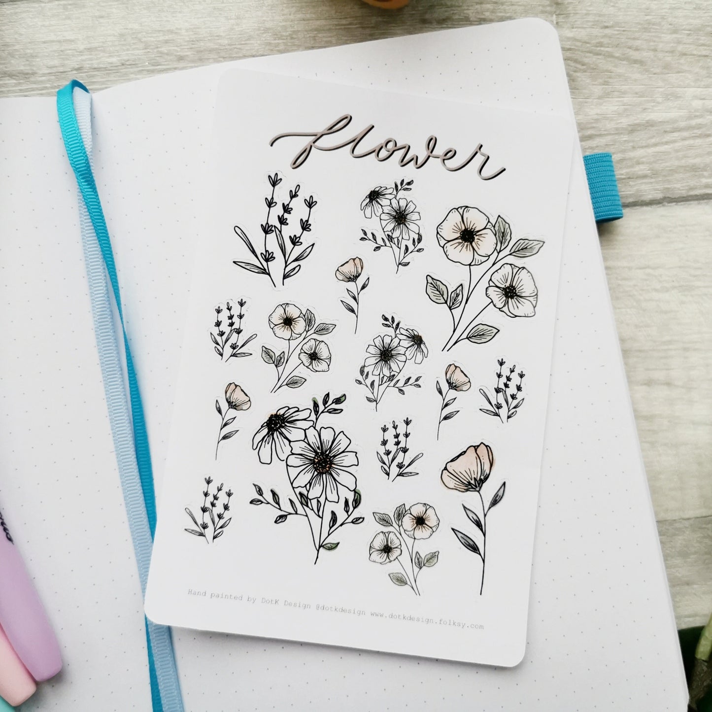 Flower - Sticker Sheet