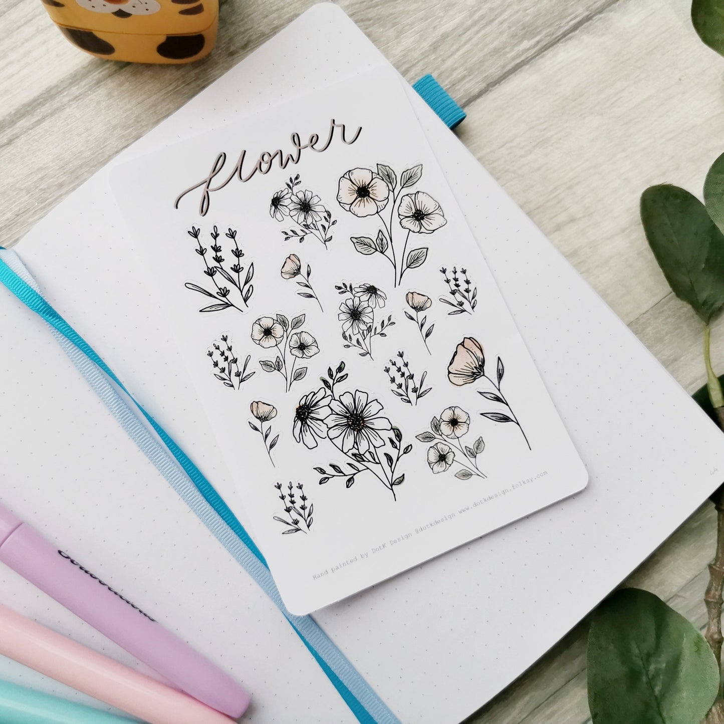 Flower - Sticker Sheet