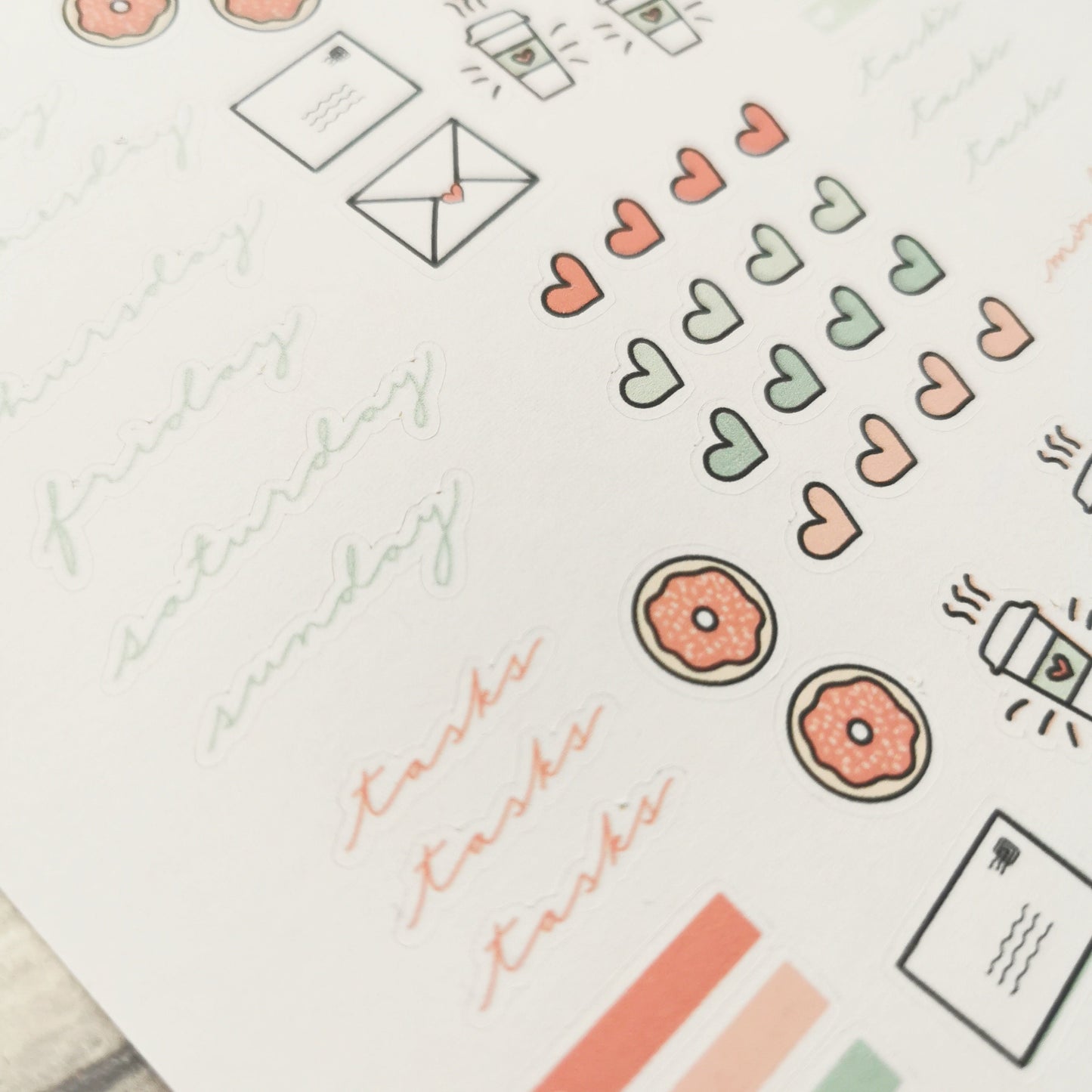 Bujo - sticker sheet