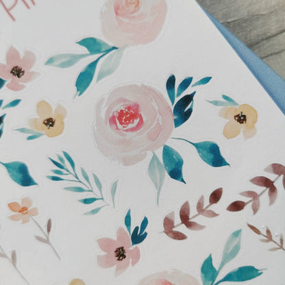Pretty Pink - Floral Sticker Sheet