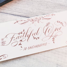 Load image into Gallery viewer, Faithful One - Florished Floral Bookmark
