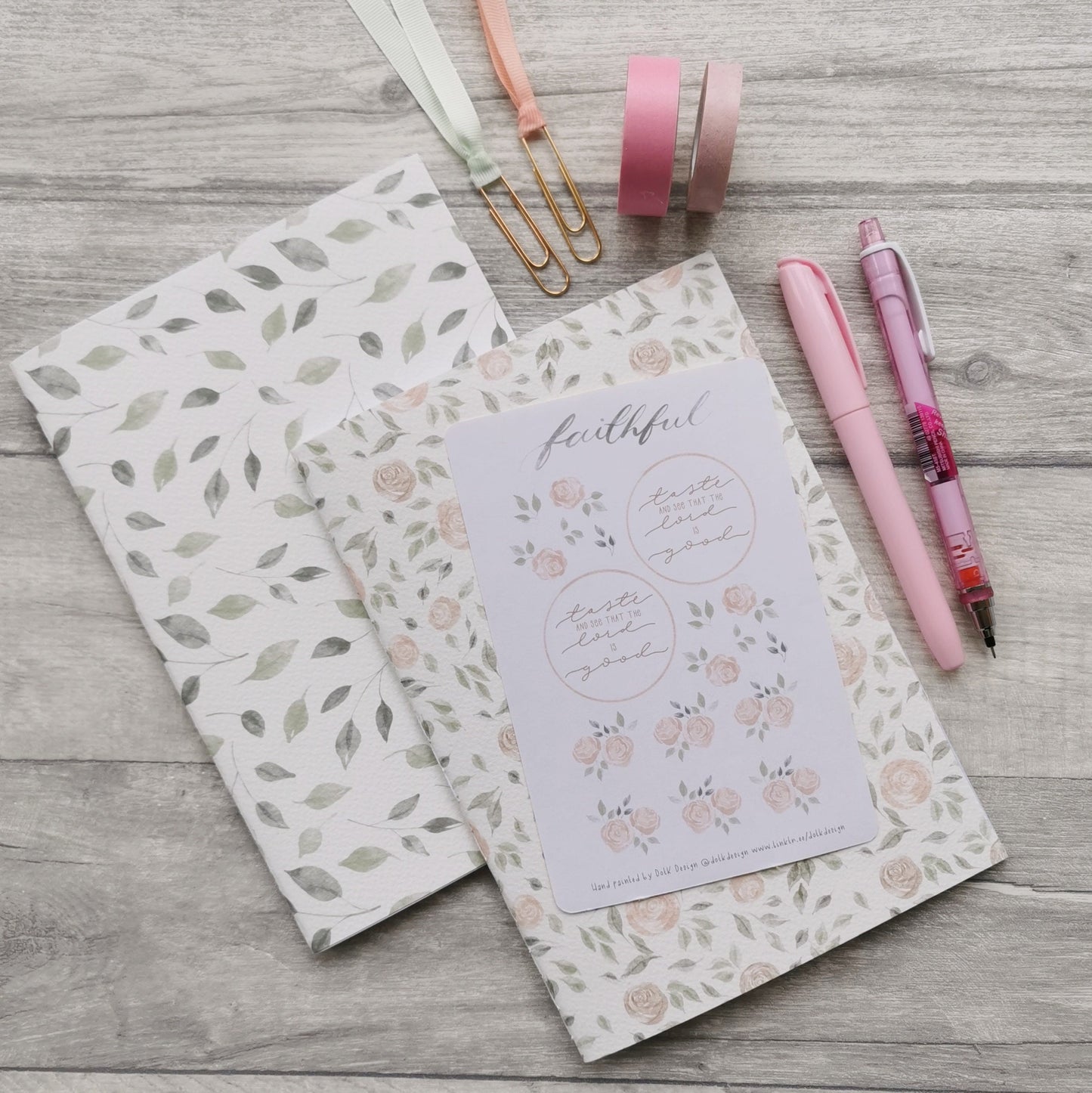 Faithful - Floral Sticker Sheet