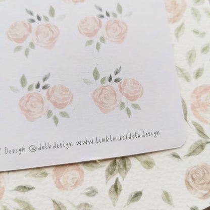 Faithful - Floral Sticker Sheet