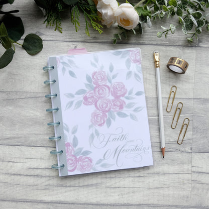 Faith Can Move Mountains Planner Bundle - Disc bound prayer journal & diary bundle