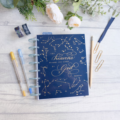 Heavens Declare Planner Bundle - Disc bound prayer journal & diary bundle
