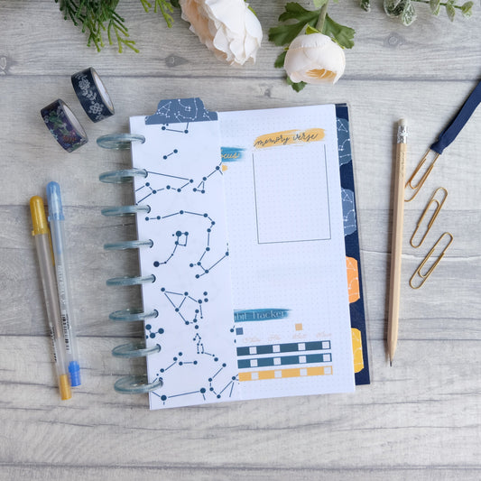 Heavens Declare Planner Covers, Bookmark and Dividers - A5 Size