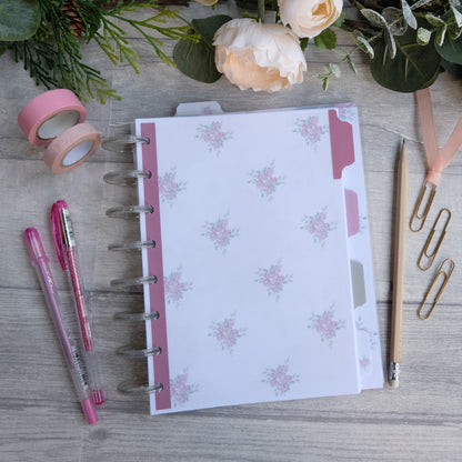 Faith can move mountains - Planner Covers, Bookmark and Dividers - A5 Size