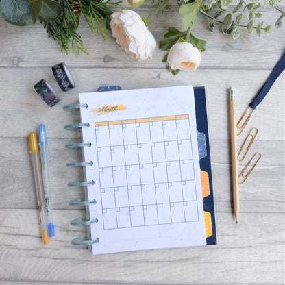 Heavens Declare- A5 Diary Pages Discbound Paper Pack- Disc bound planner paper pack refill