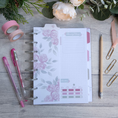 Faith can move mountains - Planner Covers, Bookmark and Dividers - A5 Size