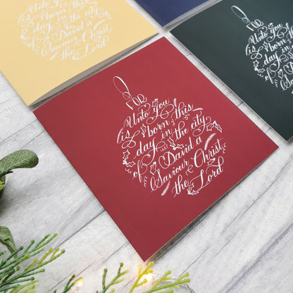 Born This Day - Christmas Greeting Card - Christian Christmas Card