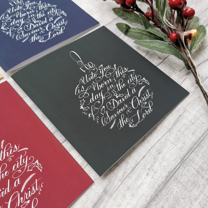 Born This Day - Christmas Greeting Card - Christian Christmas Card