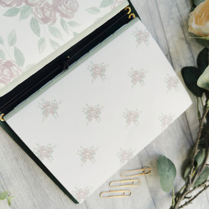 Faith Can Move Mountains - Floral Lined Notebook Journal
